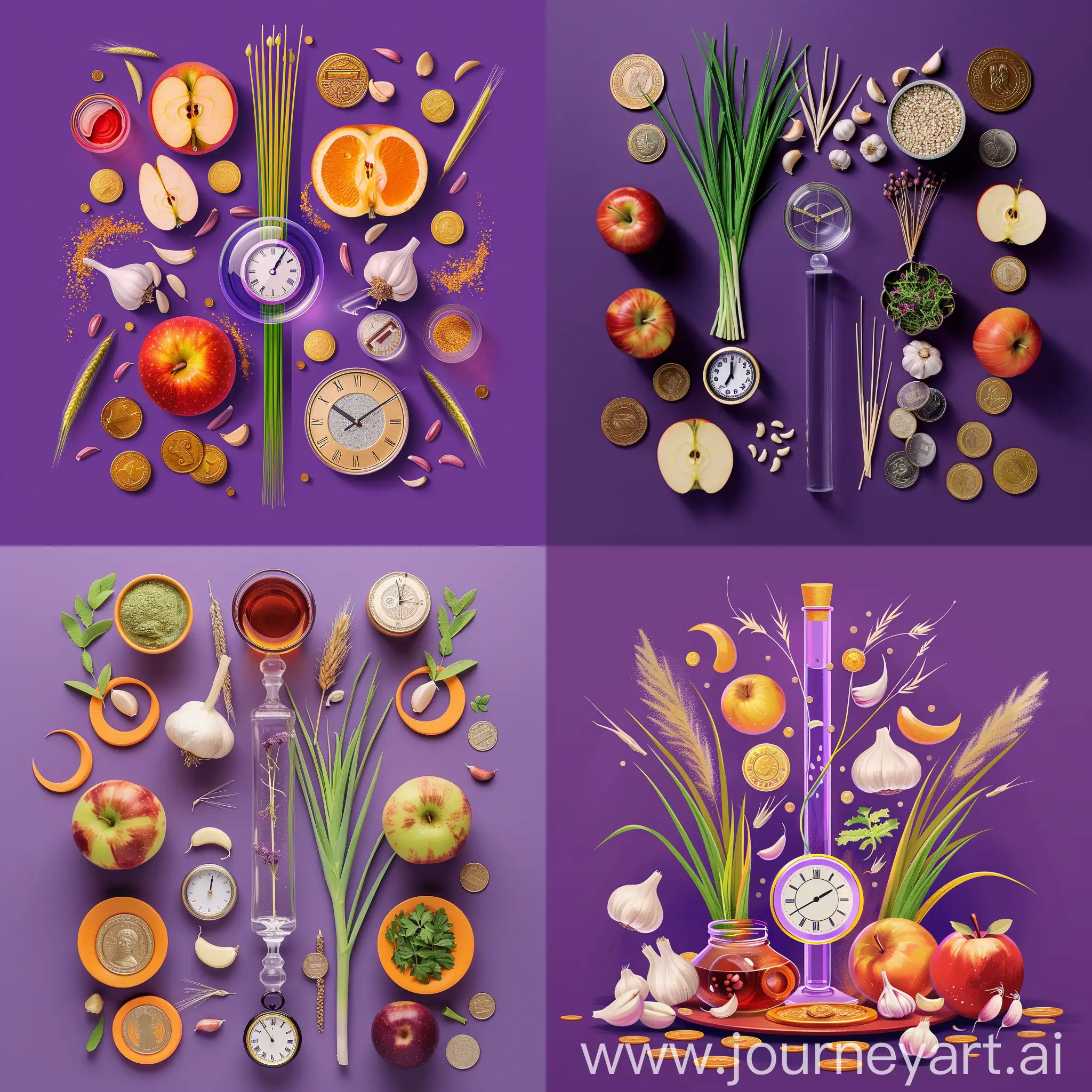 Vibrant-Nowruz-HaftSeen-Display-with-Traditional-Elements