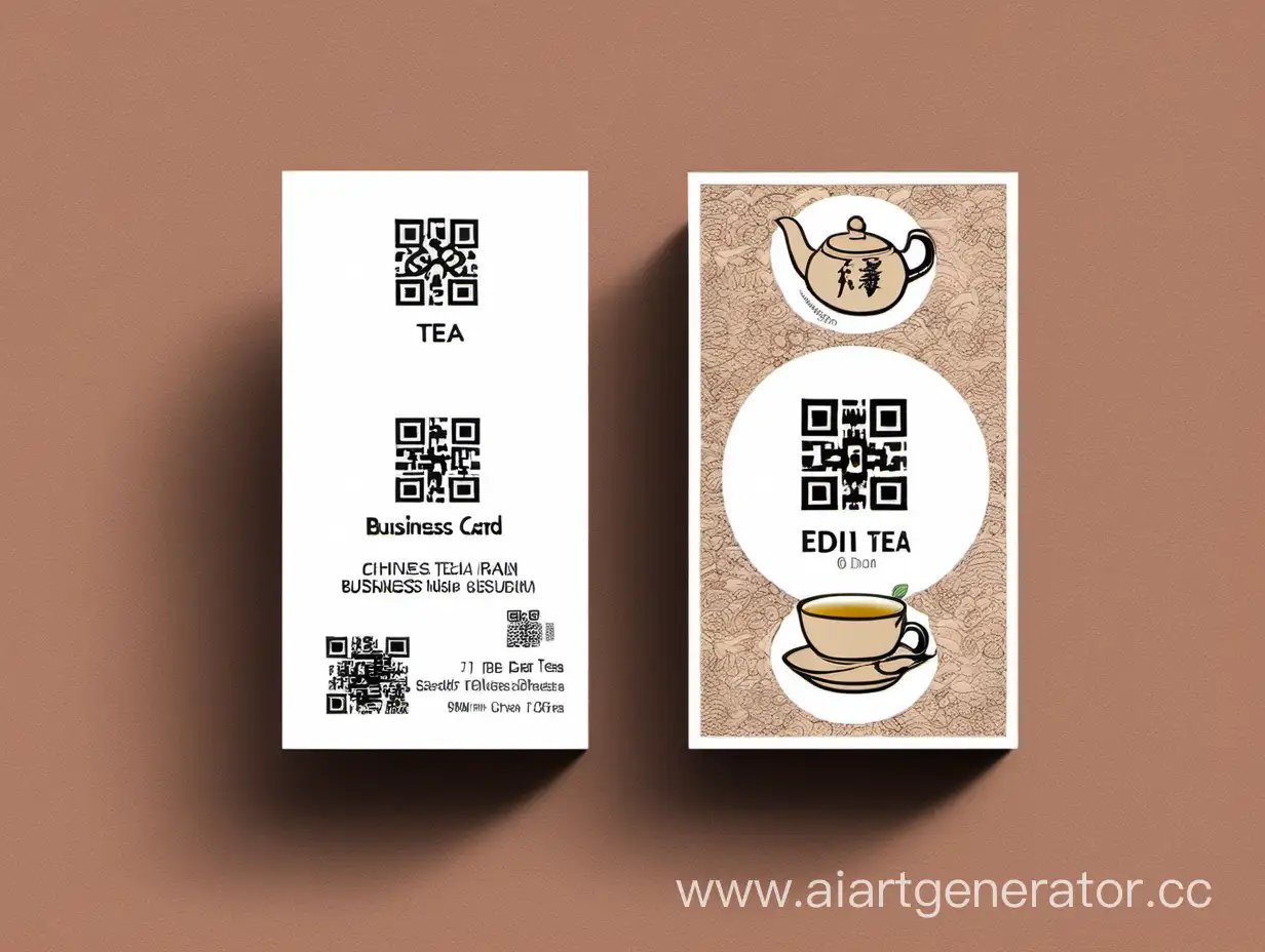 Eddi-Teas-Business-Card-Featuring-Chinese-Tea-and-QR-Code