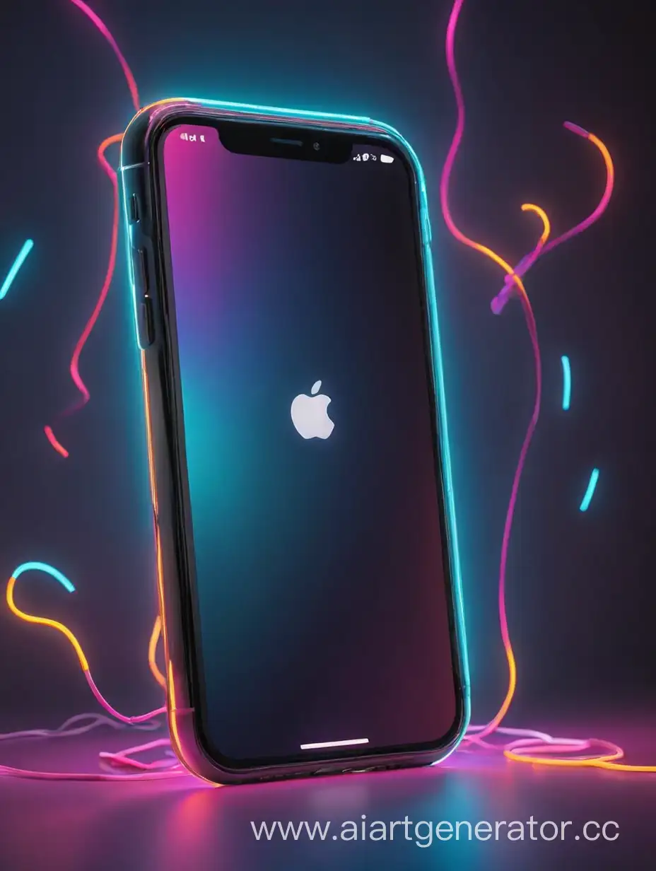 iPhone-15-Showcased-on-Vibrant-Neon-Glowing-Background