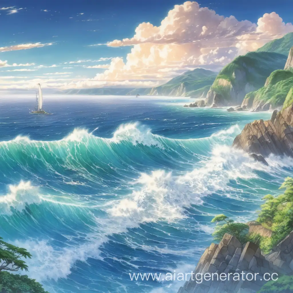 Mesmerizing-Anime-Depicting-the-Beauty-of-the-Pacific-Ocean-Waves