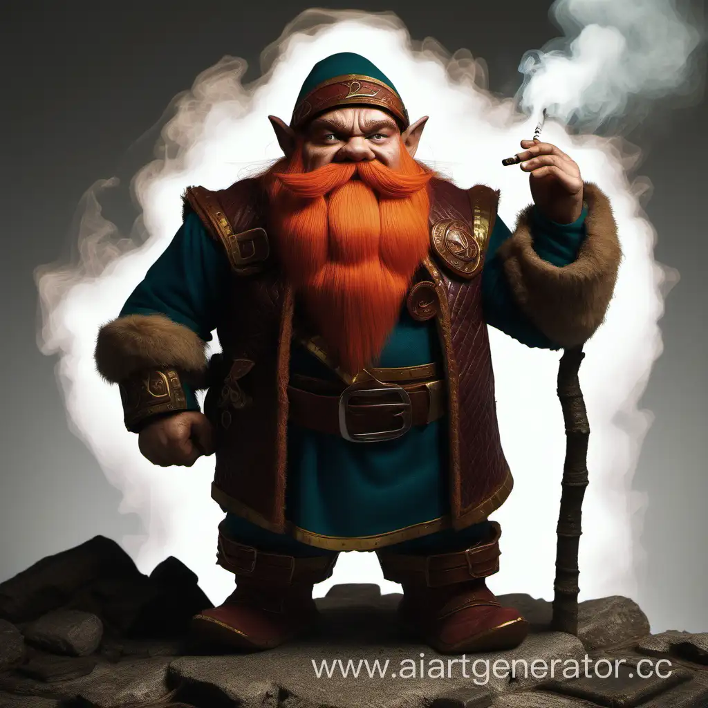 Dwarf-Enjoying-a-Relaxing-Smoke