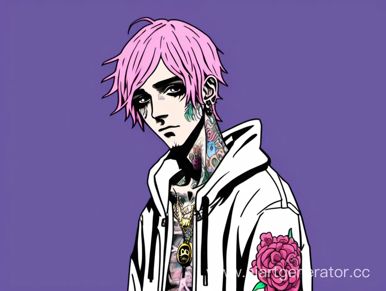 Lil-Peep-Anime-Portrait-Embracing-the-Fusion-of-Music-and-Animation