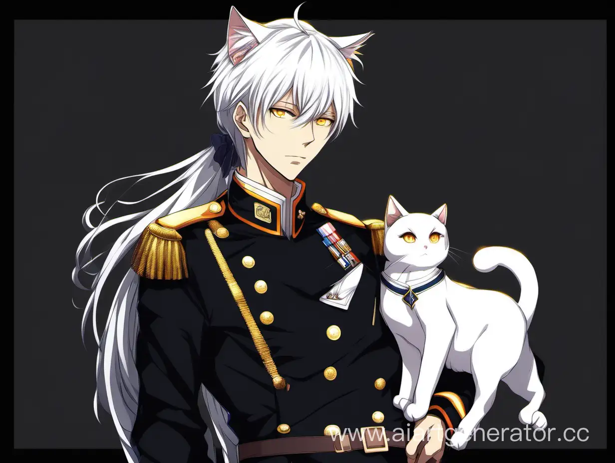 Anime-Military-Catboy-in-Elegant-Uniform-on-Black-Background