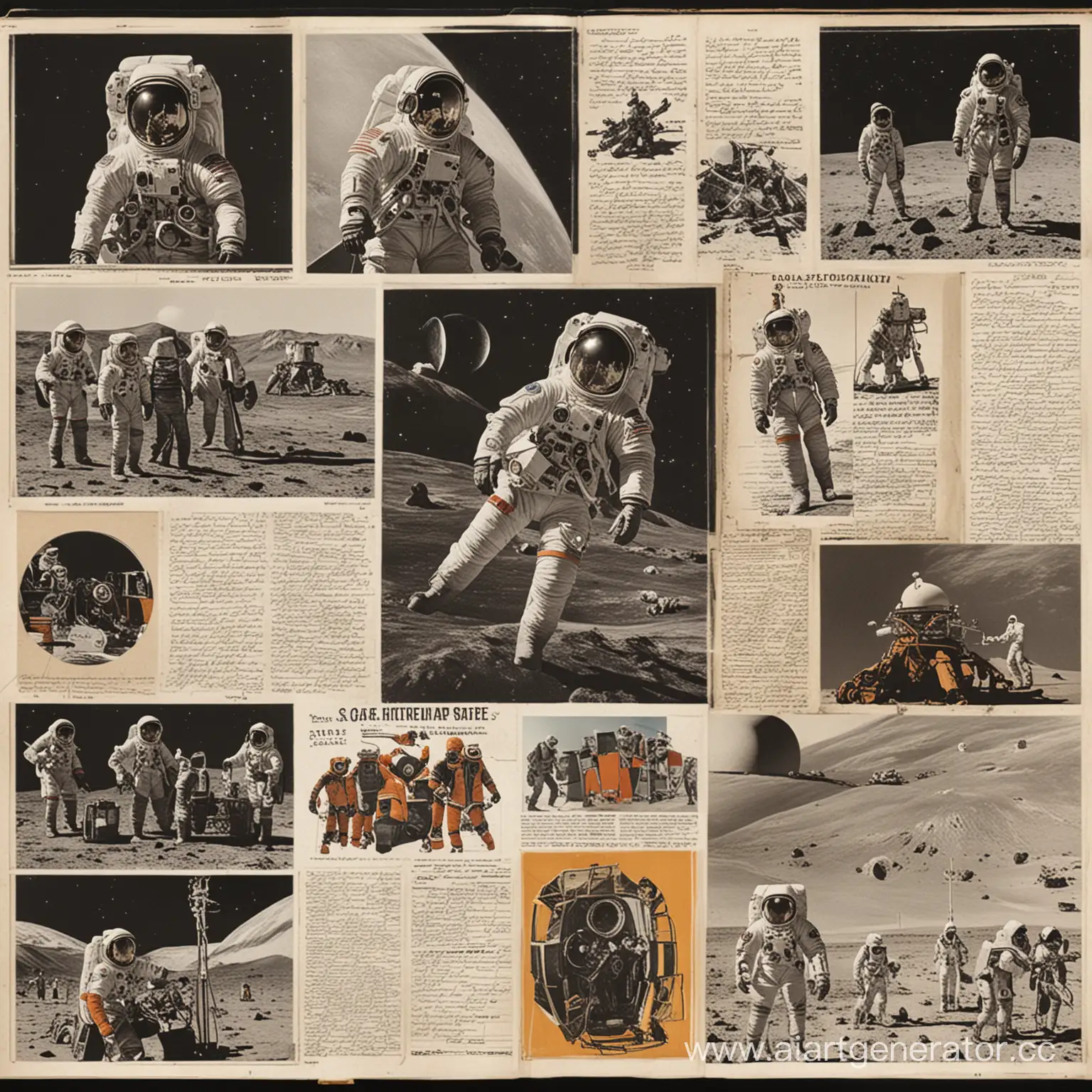Explorers-on-a-Galactic-Journey-Journal-of-Space-Expedition-Collage