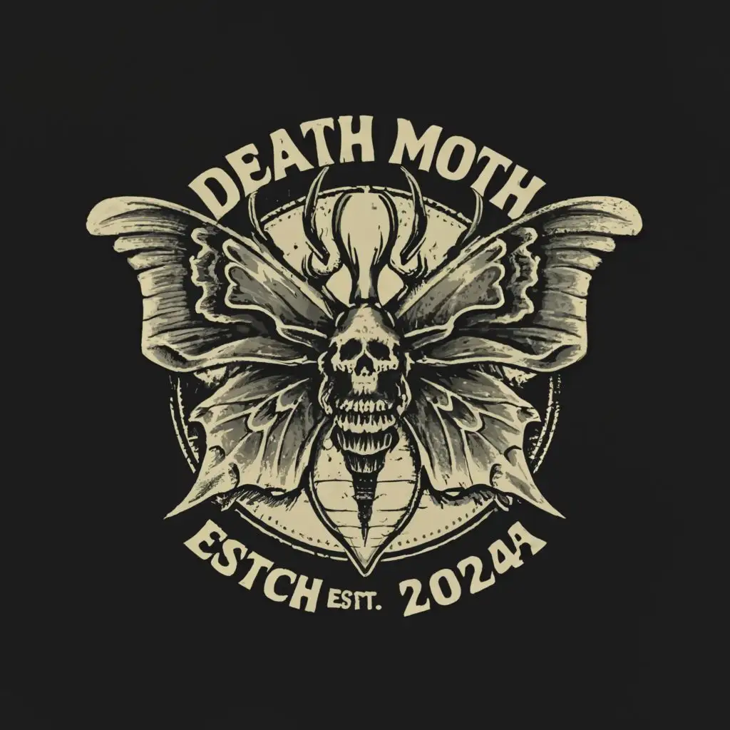 LOGO-Design-for-Death-Moth-Merch-Ethereal-SkullButterfly-with-Deer-Horns-and-Clear-Background