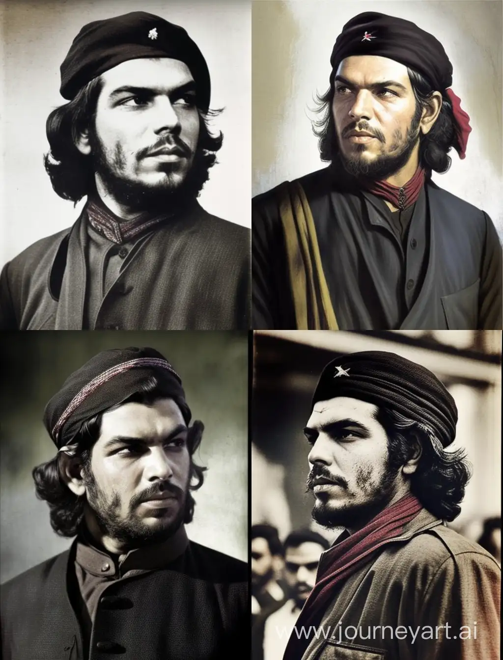 Che-Guevara-in-Stylish-Sindhi-Attire