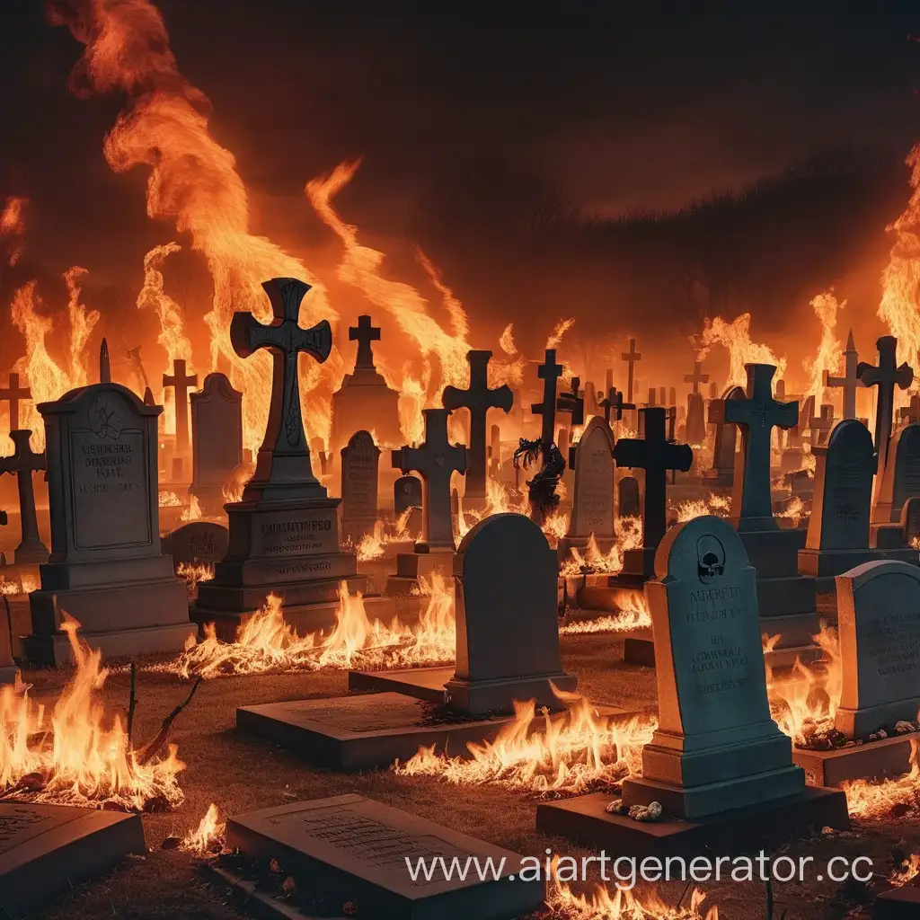 кладбище в огне где встают мертвецы



