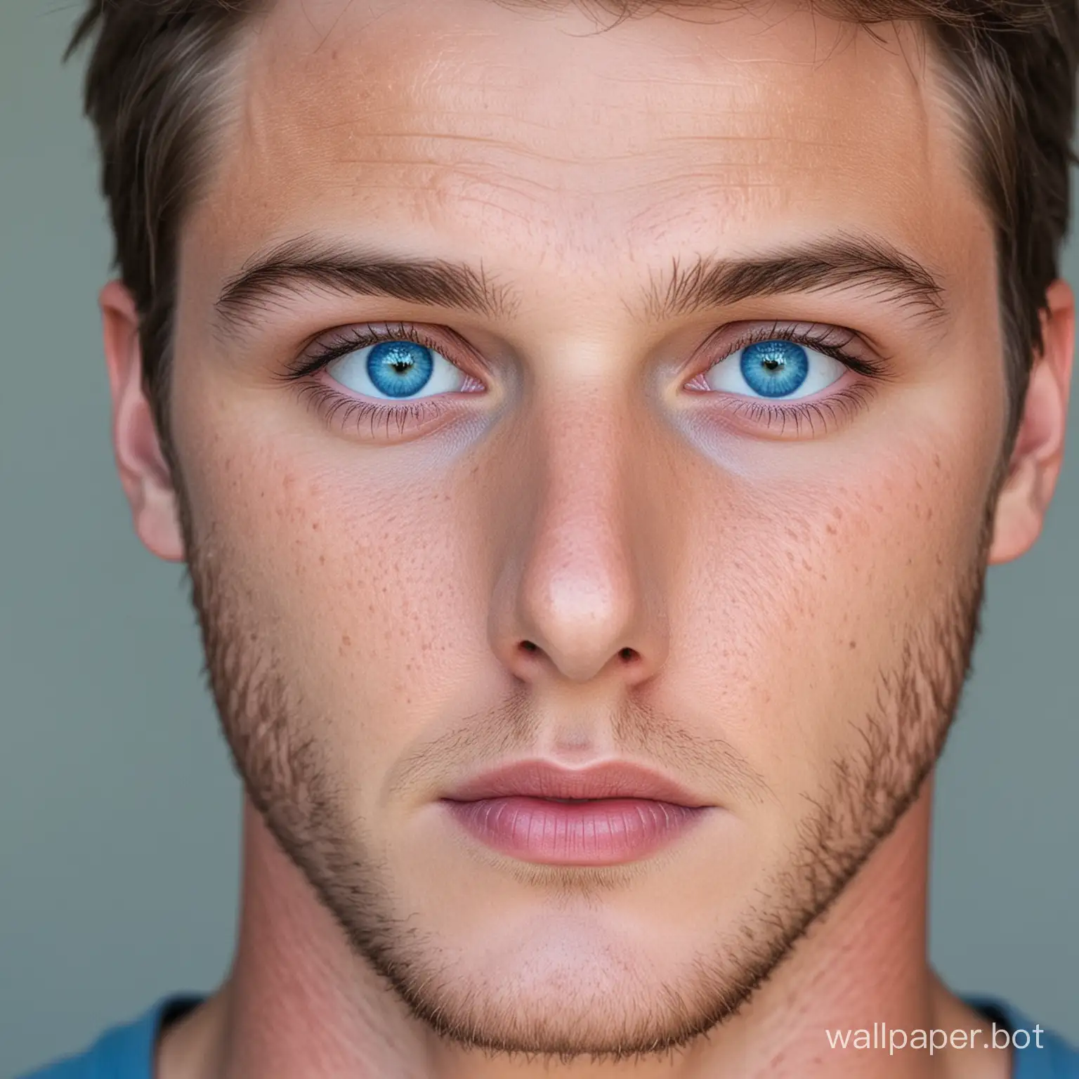Guy with blue eyes