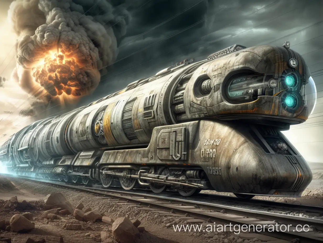 Futuristic-Nuclear-Locomotive-Racing-in-a-PostApocalyptic-World