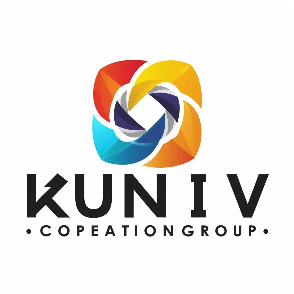 a logo design,with the text "kuniv", main symbol:Cooperation GROUP,Minimalistic,clear background