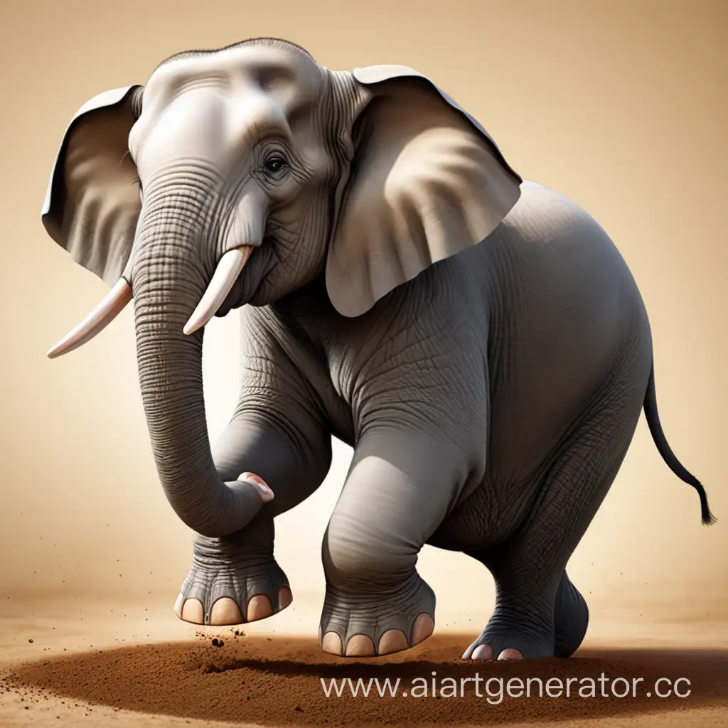 Gentle-Giant-Elephant-Caring-for-Tiny-Mole-in-Heartwarming-Scene