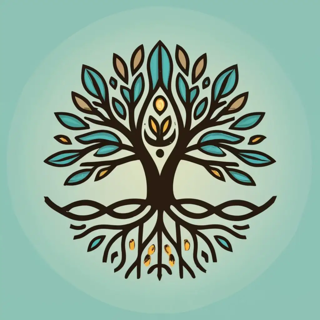 Consider incorporating elements representing growth, balance, and mindfulness in the logo. A tree with interconnected roots, symbolizing resilience, could be blended with subtle stress-relieving waves. Use a calm color palette to convey a sense of mindfulness., with the text "SwierMiedema.com", typography, be used in Coaching industry