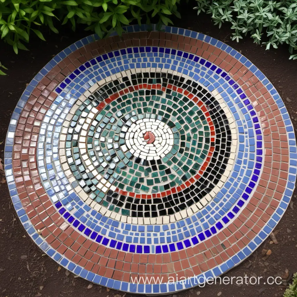 Colorful-Mosaic-Garden-Path-Top-View-Vibrant-Outdoor-Design