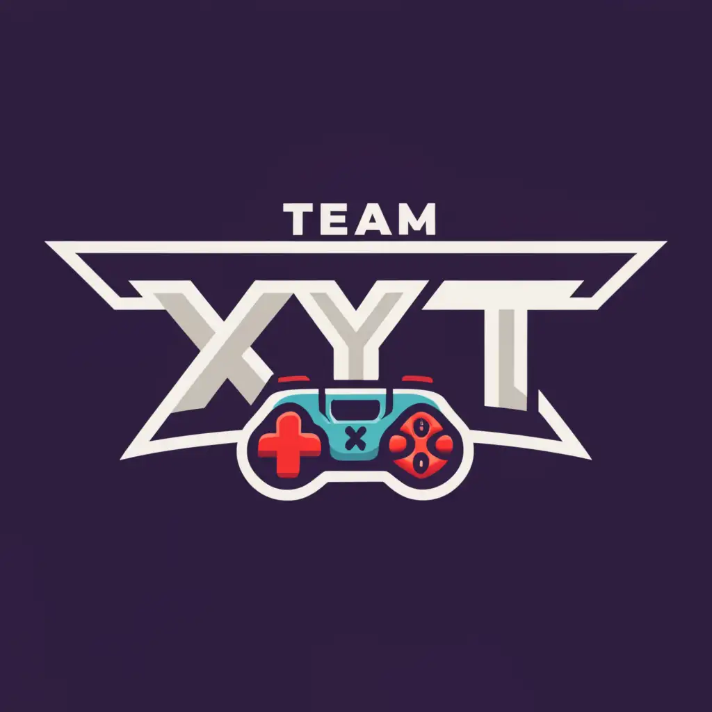 a logo design,with the text "Team xYT ", main symbol:Gaming ,Moderate,clear background
