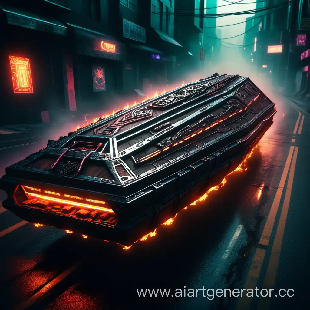 Futuristic-Cyberpunk-Coffin-Racing-with-Blazing-Speed-and-Light-Trails