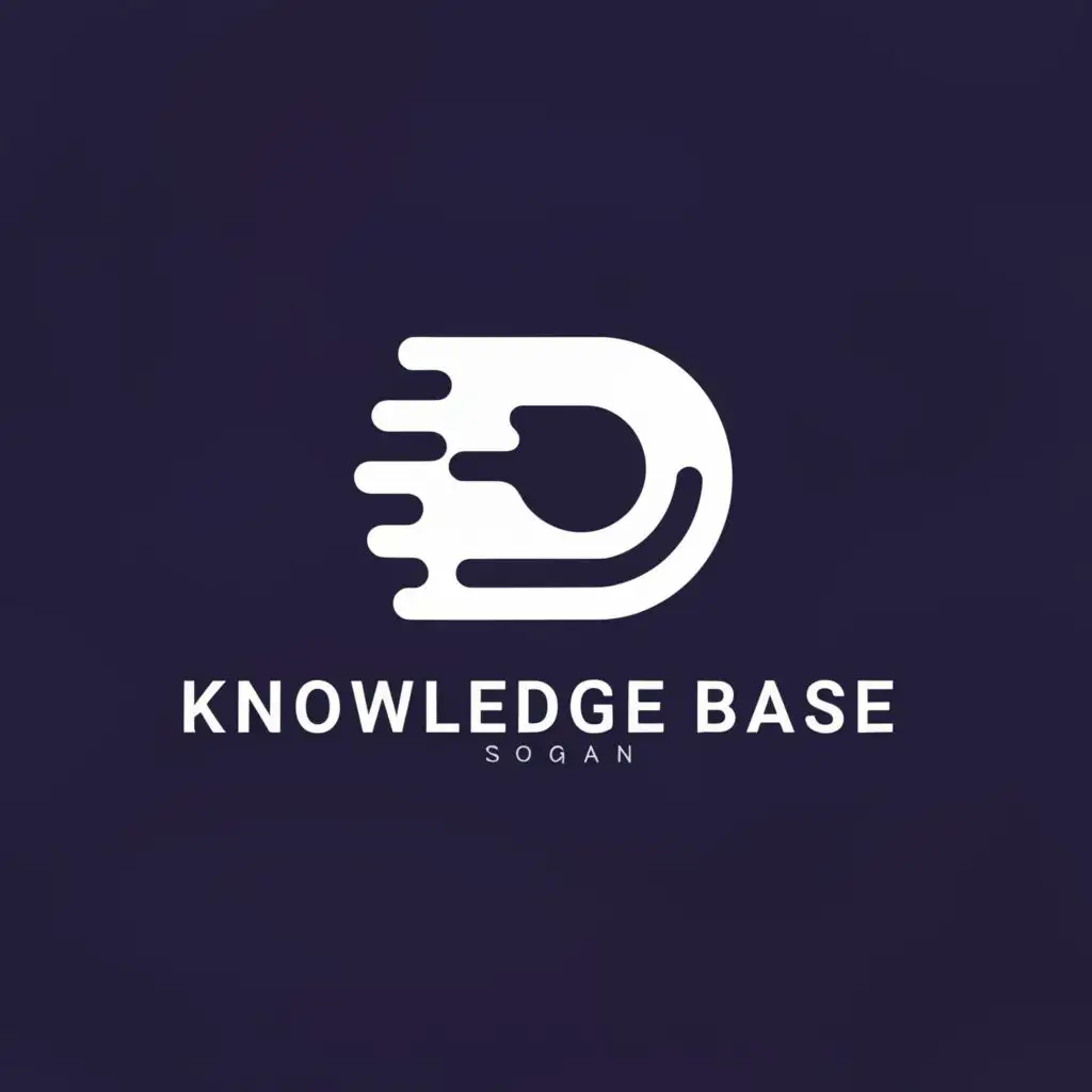 a logo design,with the text "Knowledge Base", main symbol:moon, be used in Technology industry