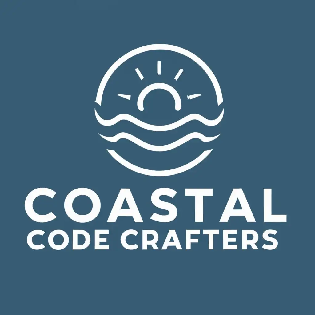 LOGO-Design-for-Coastal-Code-Crafters-Nautical-Elegance-with-Waves-and-Typography