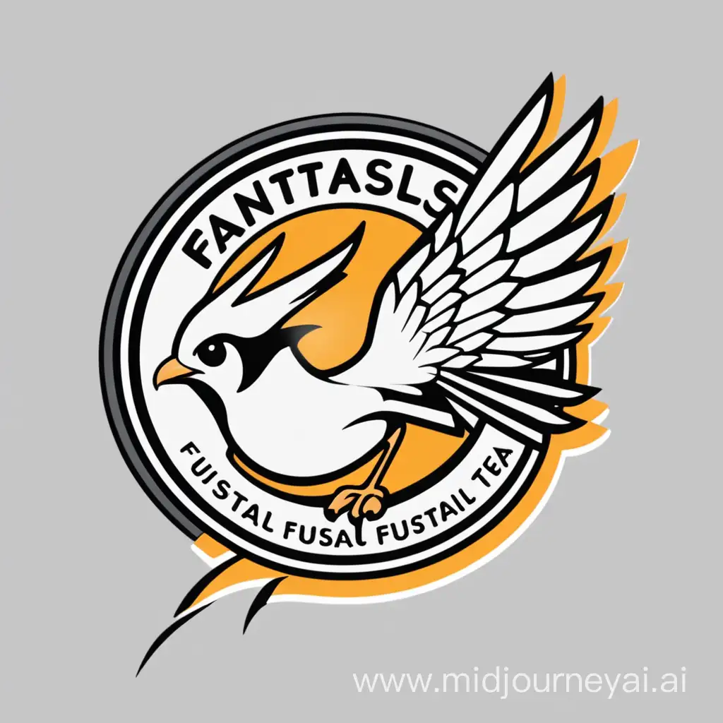 Colorful Fantails Futsal Team Logo Design