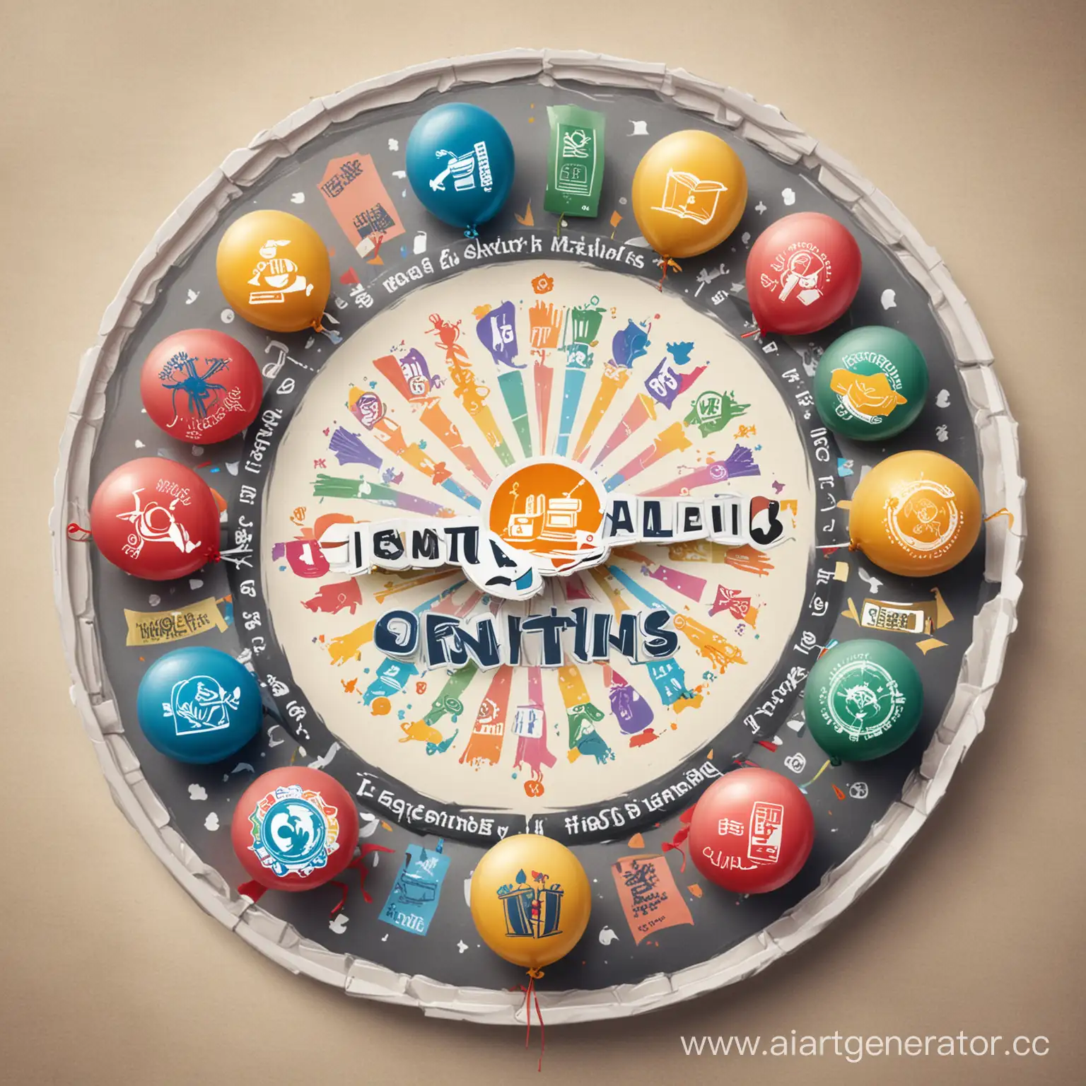 Online-School-FutureSkills-Wheel-of-Fortune-with-Educational-Directions