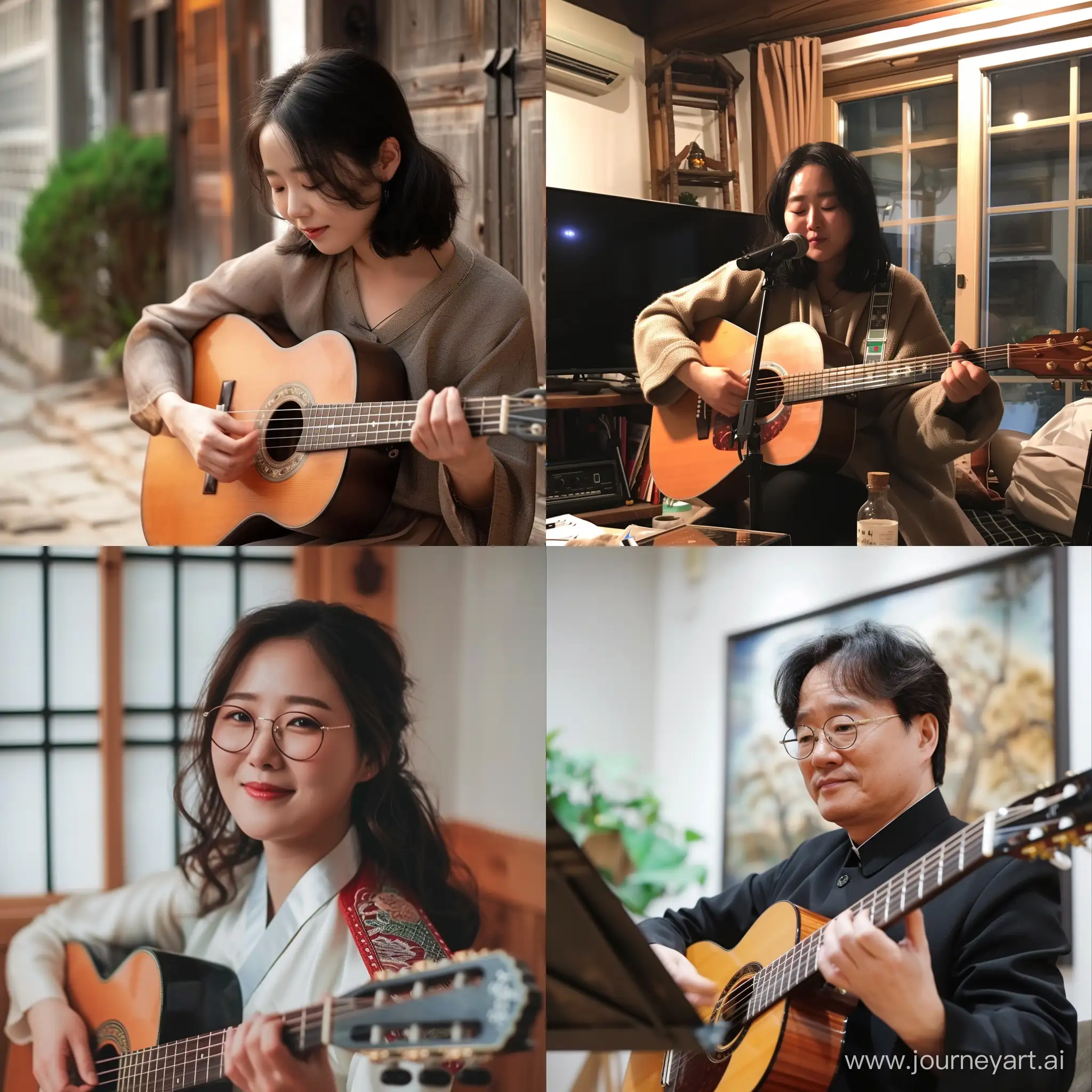 Korean-Musician-with-Guitar