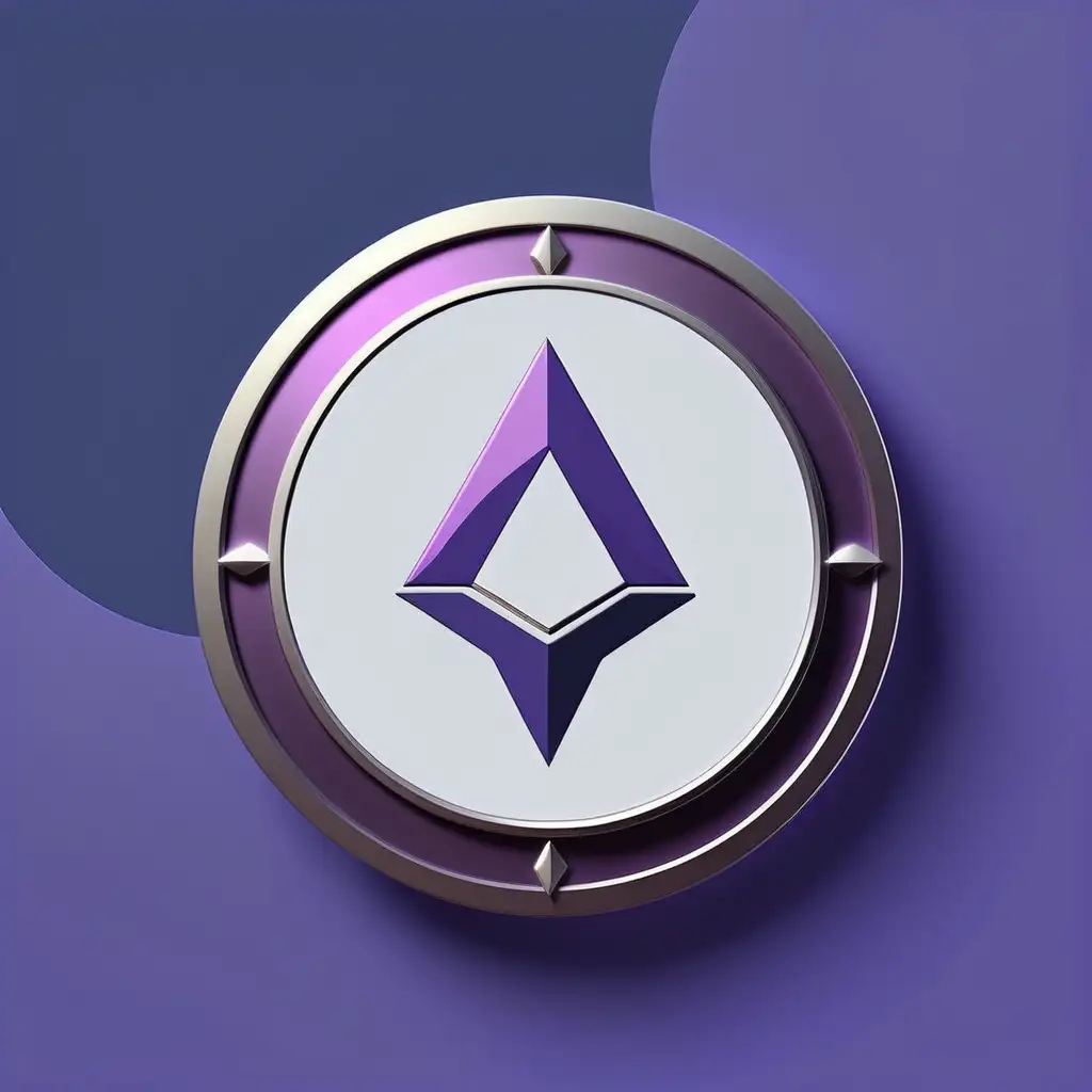 Altcoin Station Theme Logo on Vibrant Purple and Blue Background