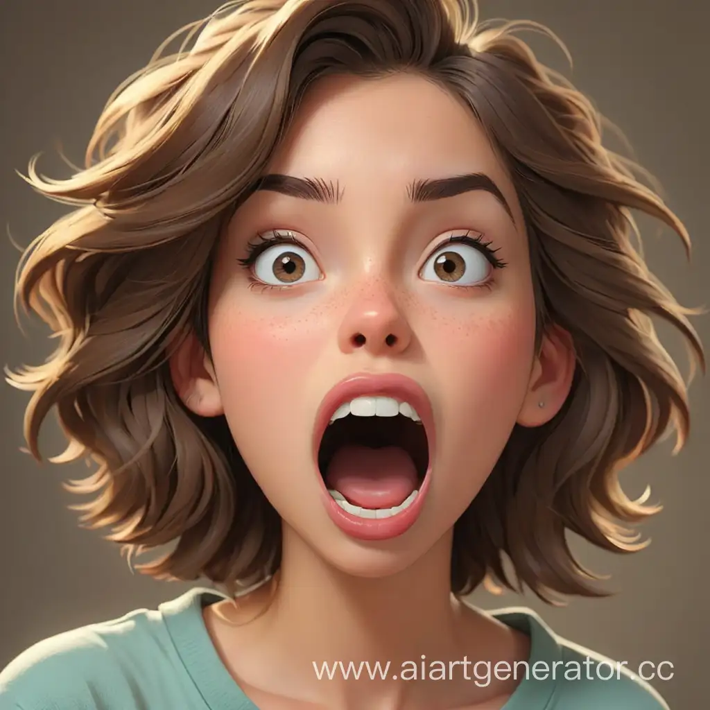 Playful-Cartoon-Girl-Smiling-with-Sparkling-Eyes