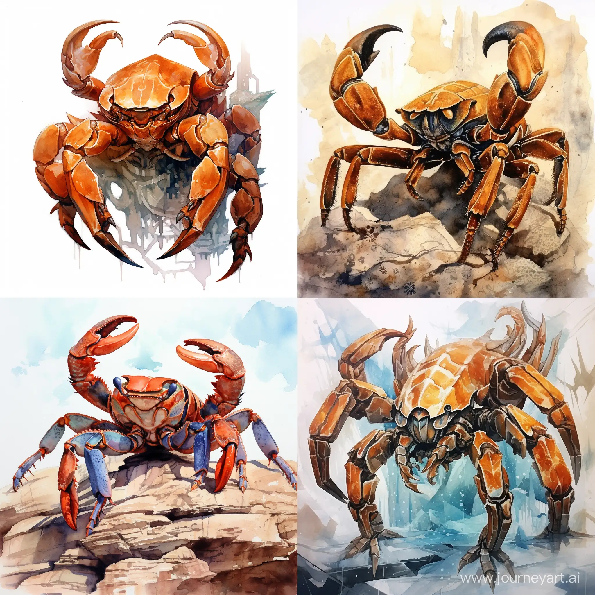Majestic-Watercolor-Rendering-of-Scorpio-the-Zodiac-Arthropod
