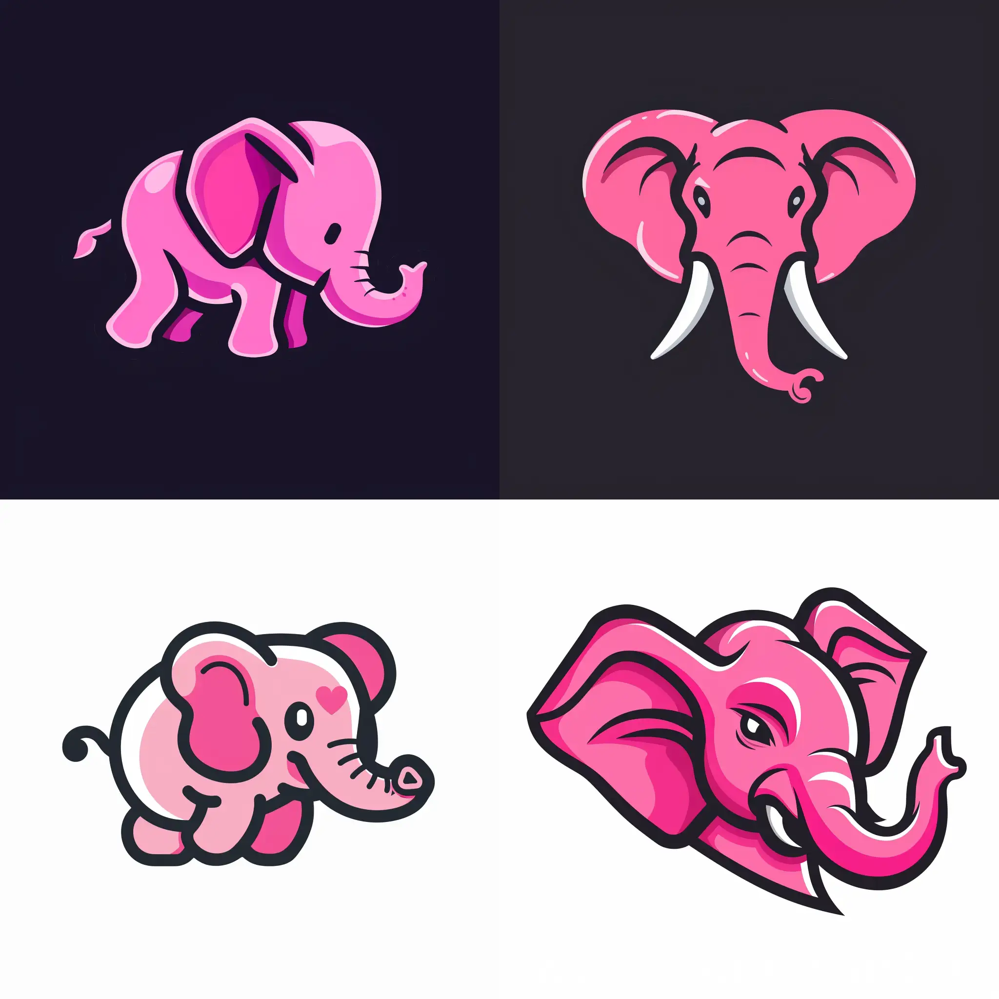 Vibrant-Pink-Elephant-Taxi-Mole-Discord-Logo