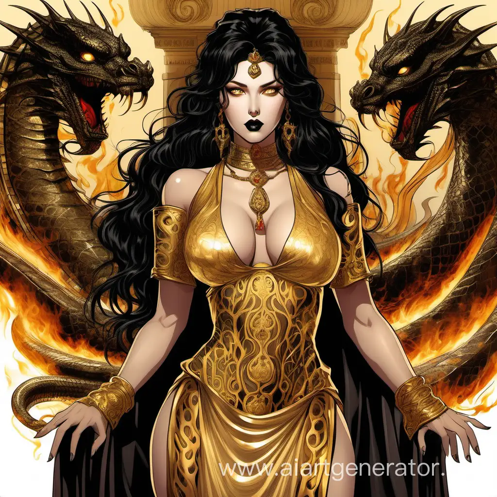 Elegant-Roman-Empress-with-Golden-Serpent-Eyes-and-Black-Dragon-Jewelry