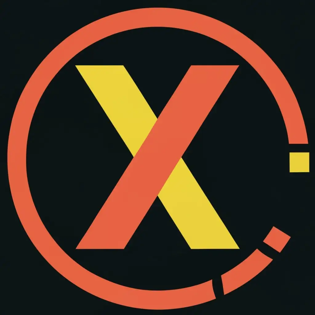 logo, Circle, with the text "Technician X", typography, be used in Technology industry