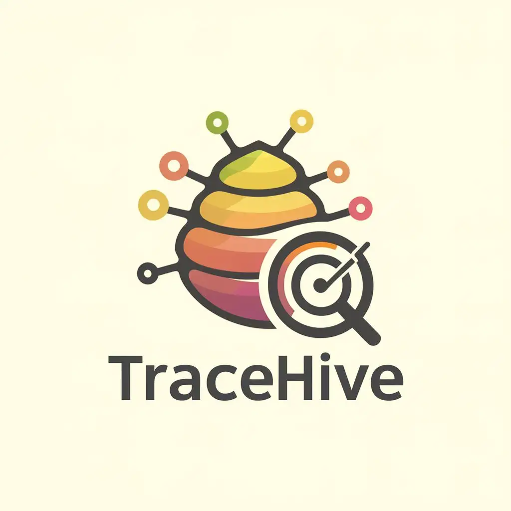 logo, The logo for TraceHive could feature a stylized beehive with interconnected lines or traces emanating from it, symbolizing the interconnected network of lost items and their paths being traced back to their owners. The colors could incorporate a combination of vibrant hues to signify the dynamic and active nature of the platform, with perhaps a contrasting color for the hive to make it stand out.

Alternatively, the logo could incorporate a magnifying glass or a radar-like icon symbolizing the search and discovery aspect of the platform, with the name "TraceHive" creatively integrated alongside or below the central imagery., with the text "TraceHive", typography