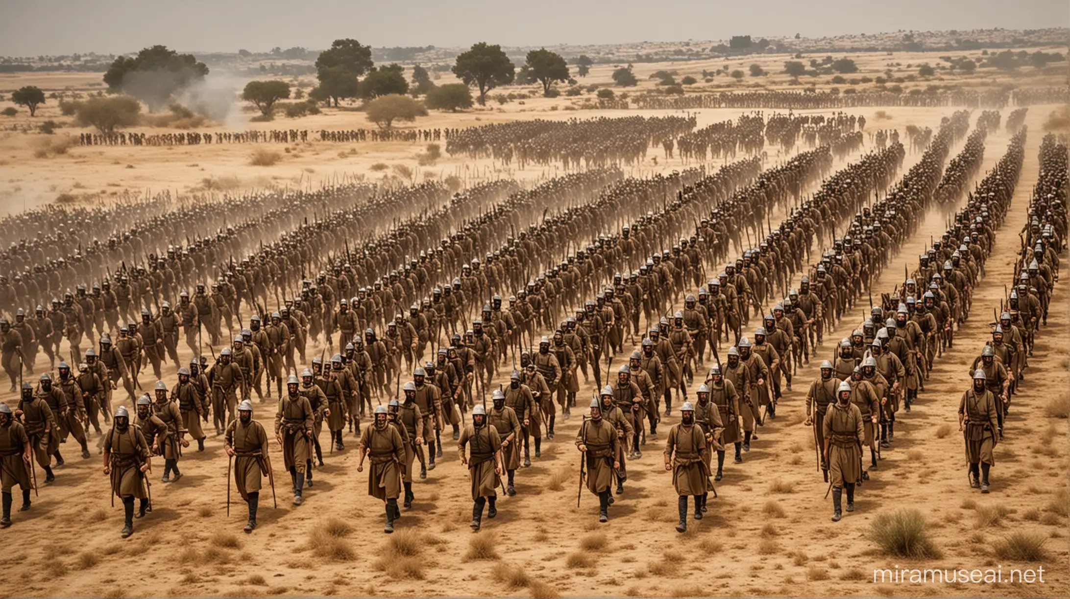 Hebrew Army Battle Formation in Ancient Times