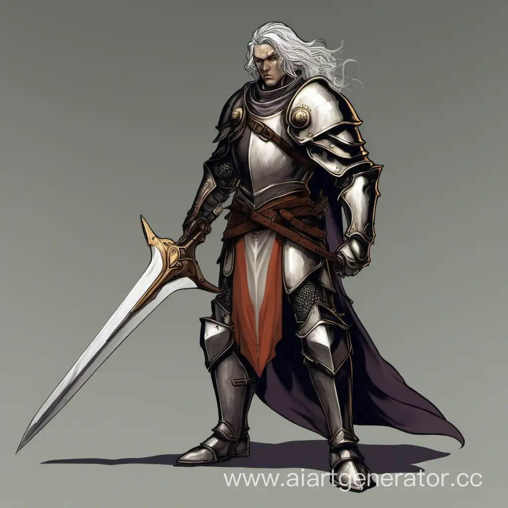 AshenHaired-Paladin-Wielding-a-TwoHanded-Sword-in-Epic-Battle