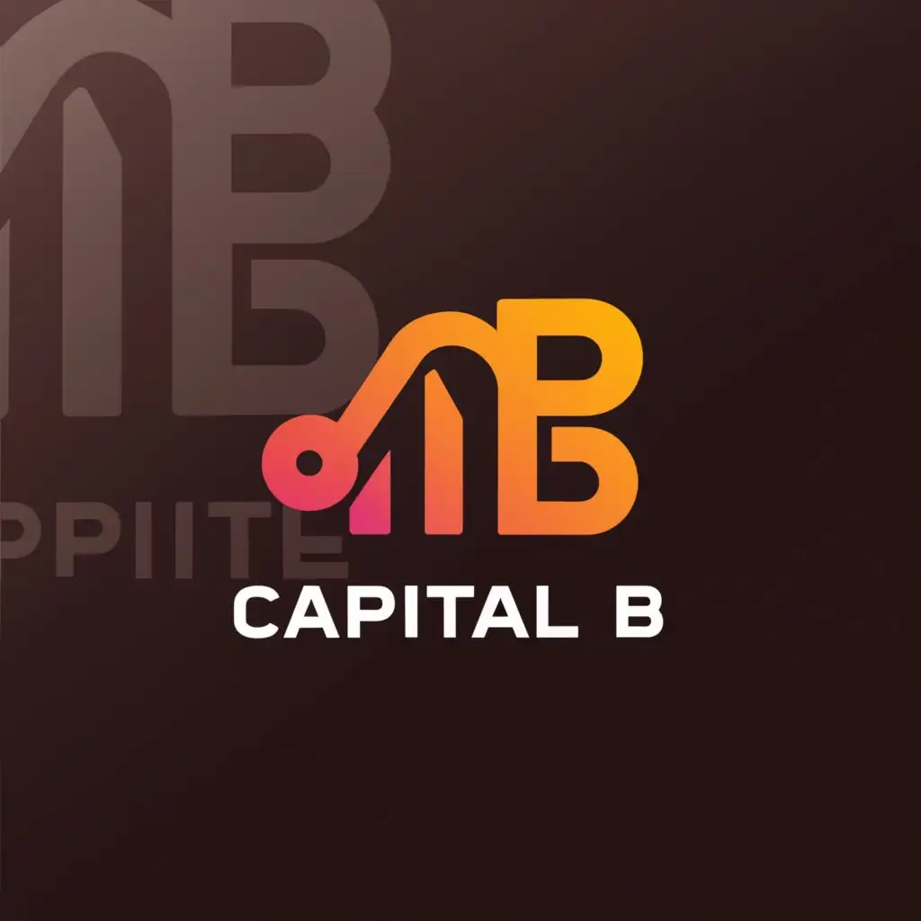 a logo design,with the text "Capital B", main symbol:Stock market,Moderate,be used in Finance industry,clear background