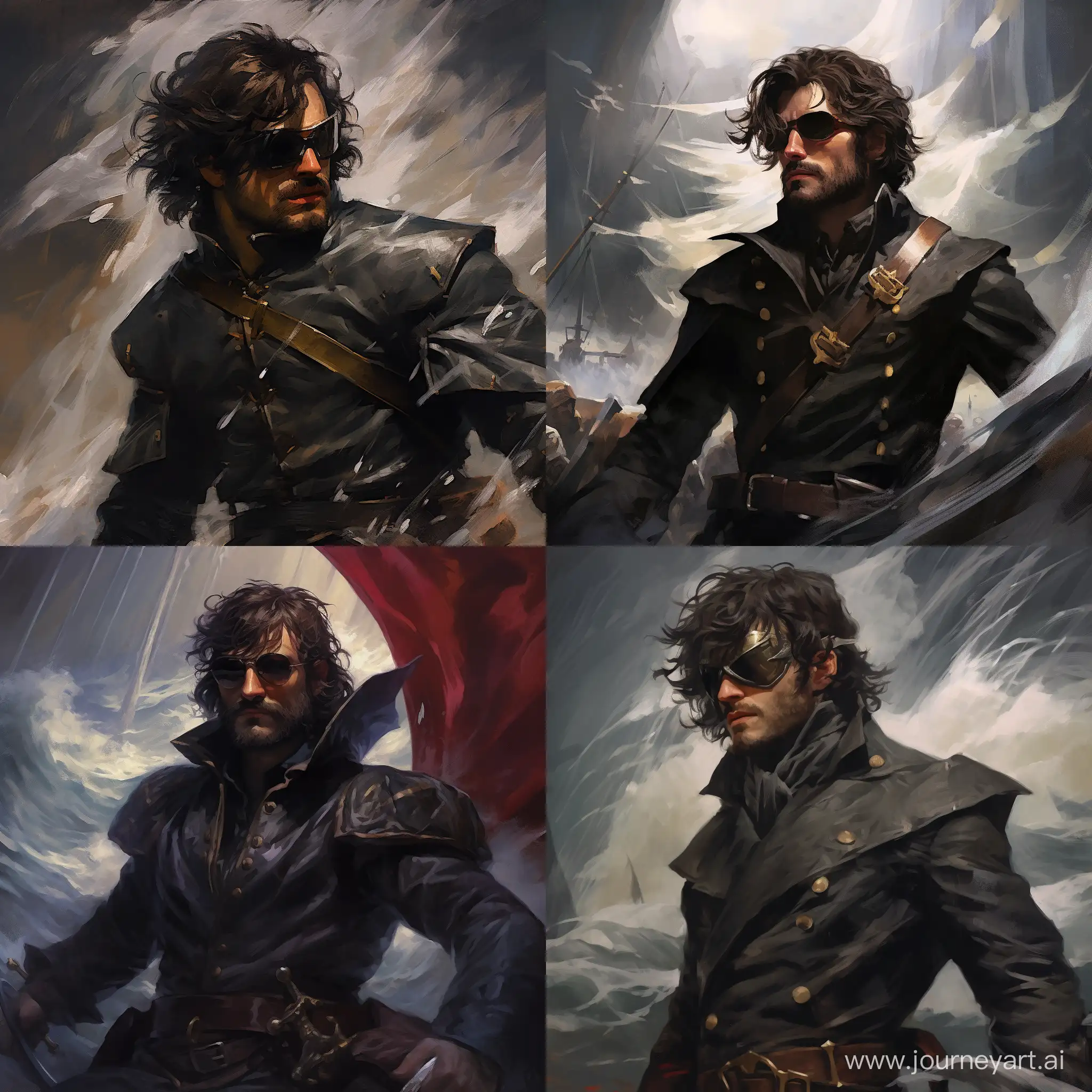Euron-Greyjoy-Portrait-Young-Joaquin-Phoenix-in-Pirate-Armor-Amidst-Storm