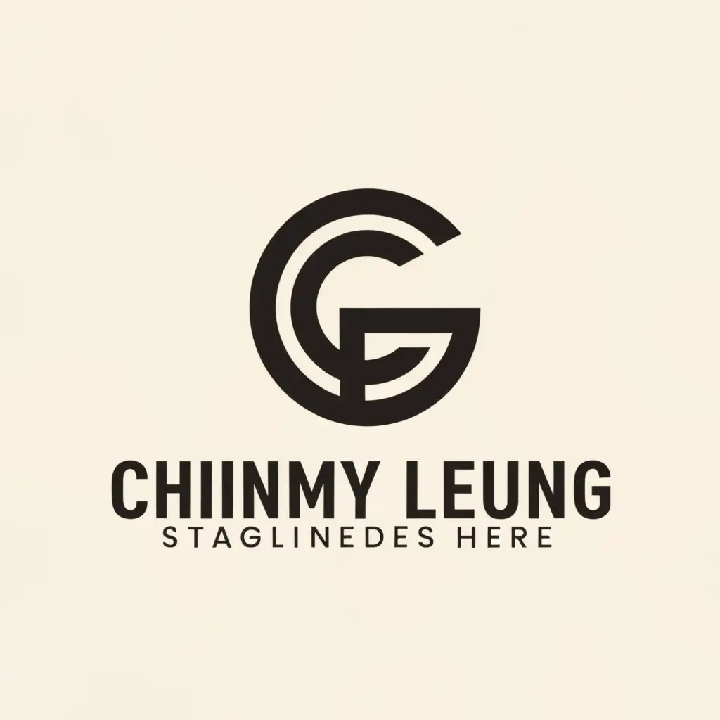 a logo design,with the text "CHINMY LEUNG", main symbol:C,Moderate,clear background