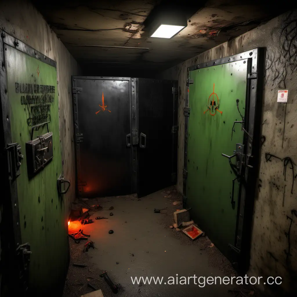 Dark-Bunker-Entrance-Blood-Claw-Marks-and-a-Fallen-Soldier
