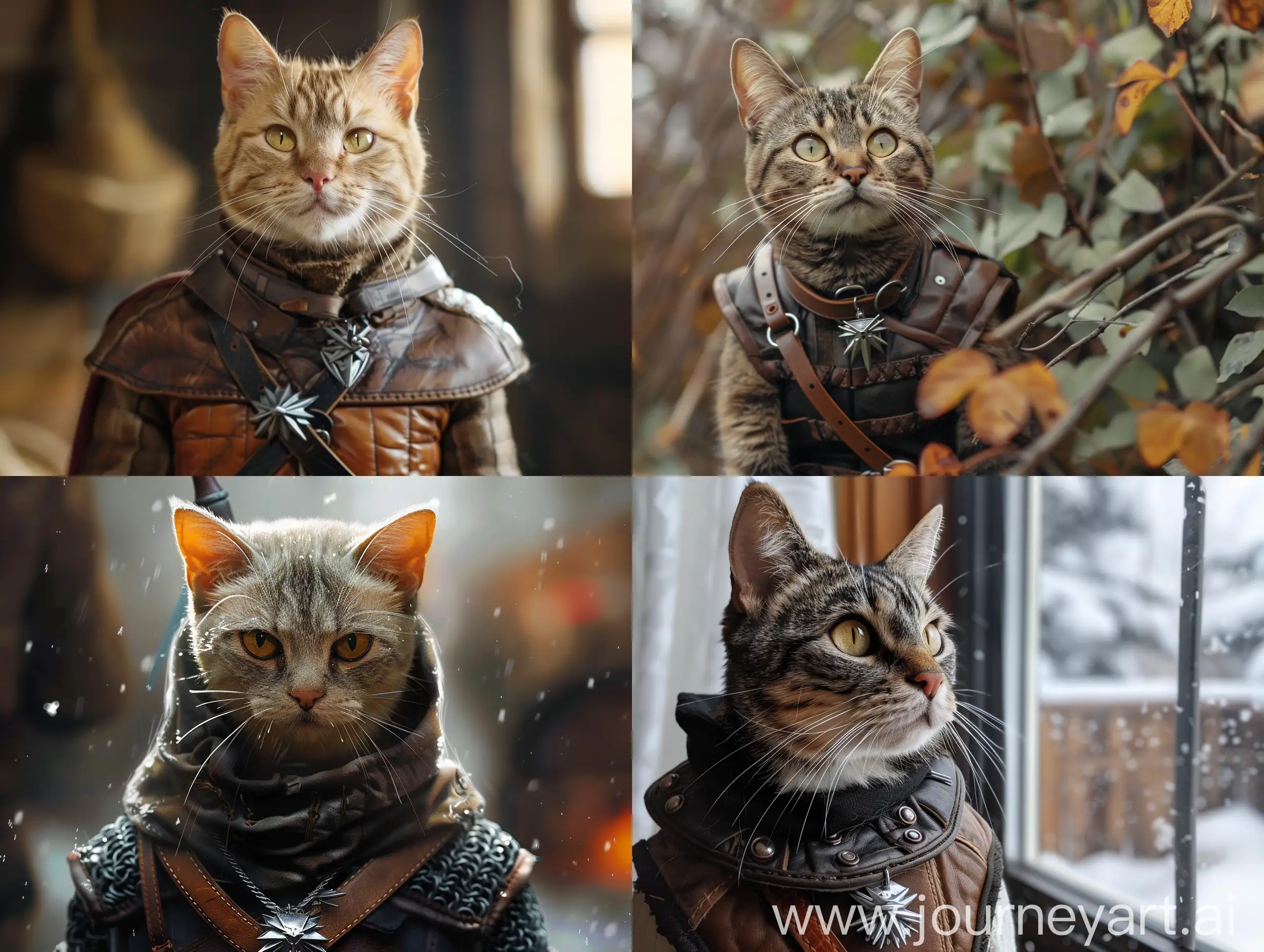 Geralt the Witcher cat 