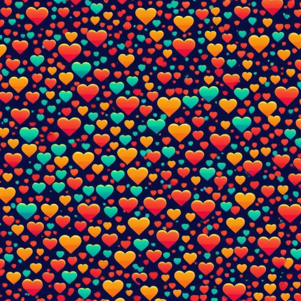 amazing casual love colorful pattern 