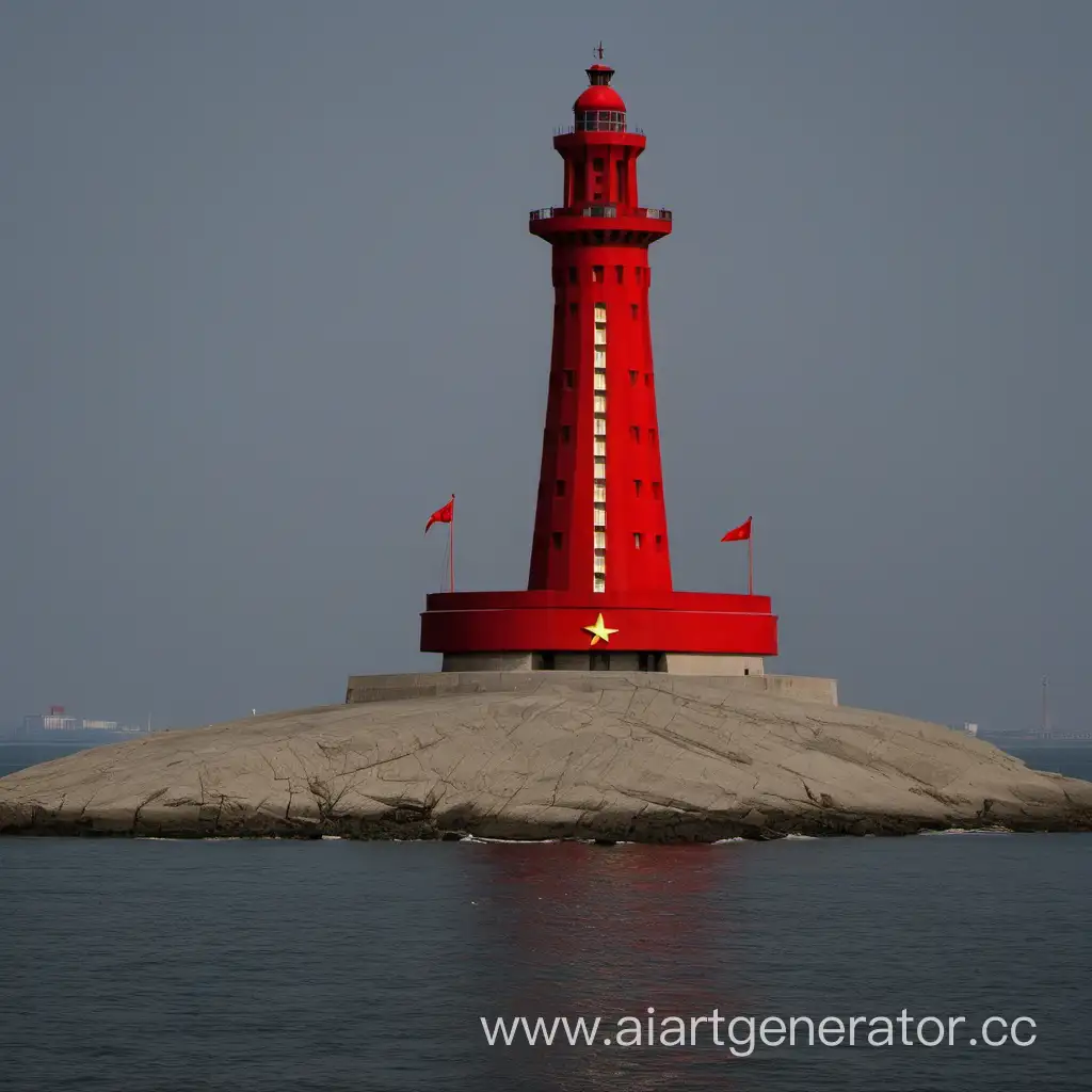 Vibrant-Communist-Lighthouse-Illuminating-the-Horizon