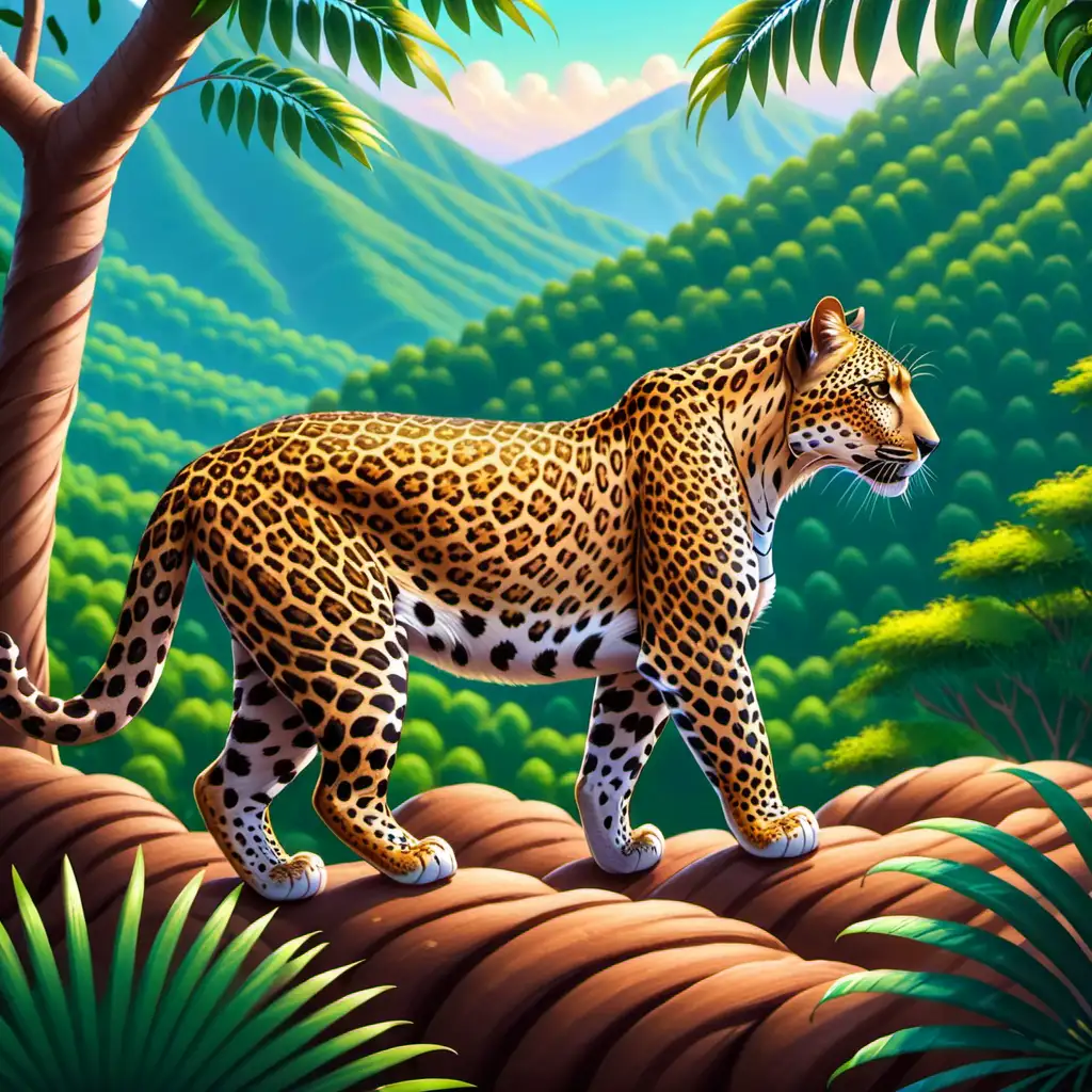 illustration, hintergrund sri lanka,
Leoparden sind leben gerne in den Wäldern und Bergen Sri Lankas