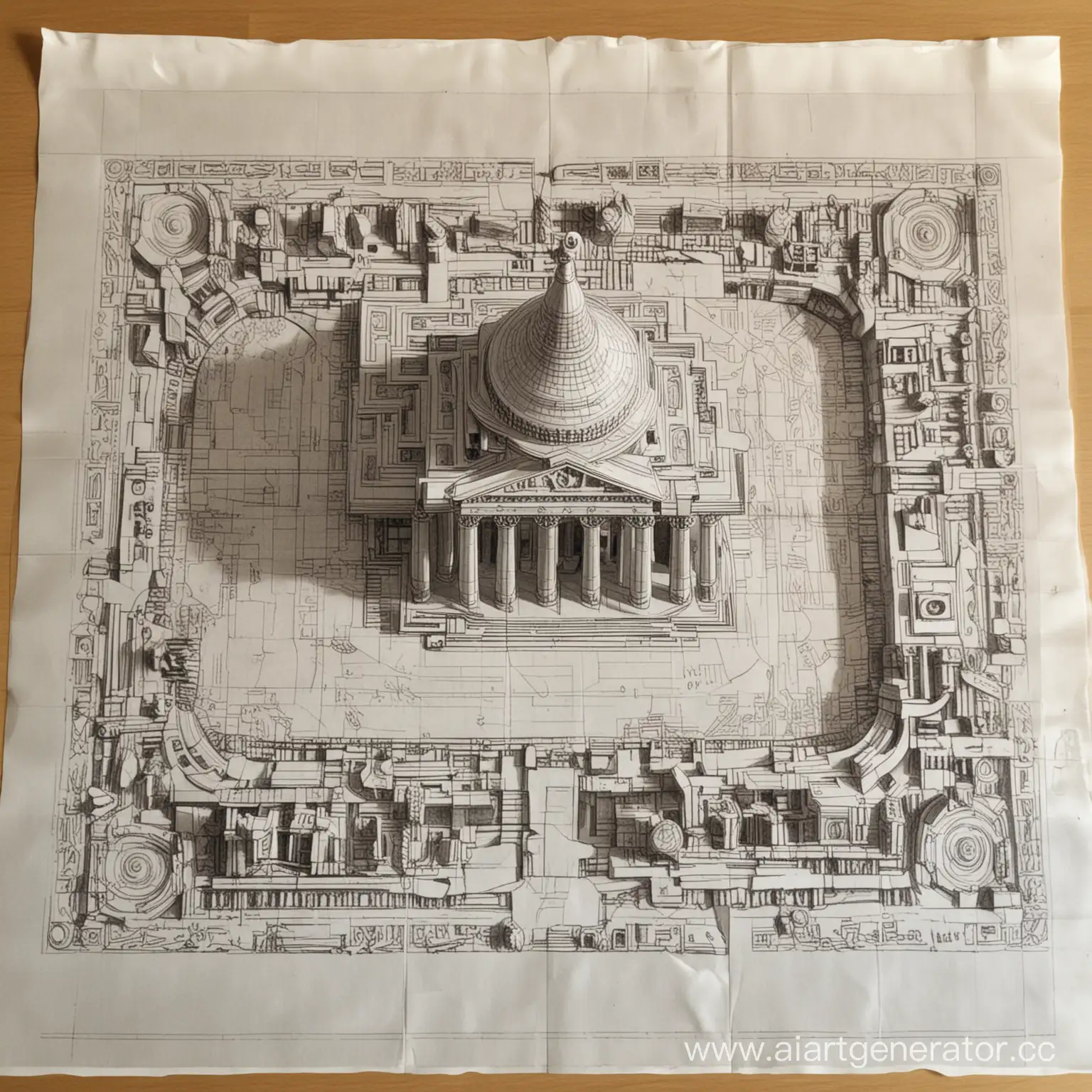 Architectural-Drawing-Project-on-the-Temple-of-Elijah-the-Prophet