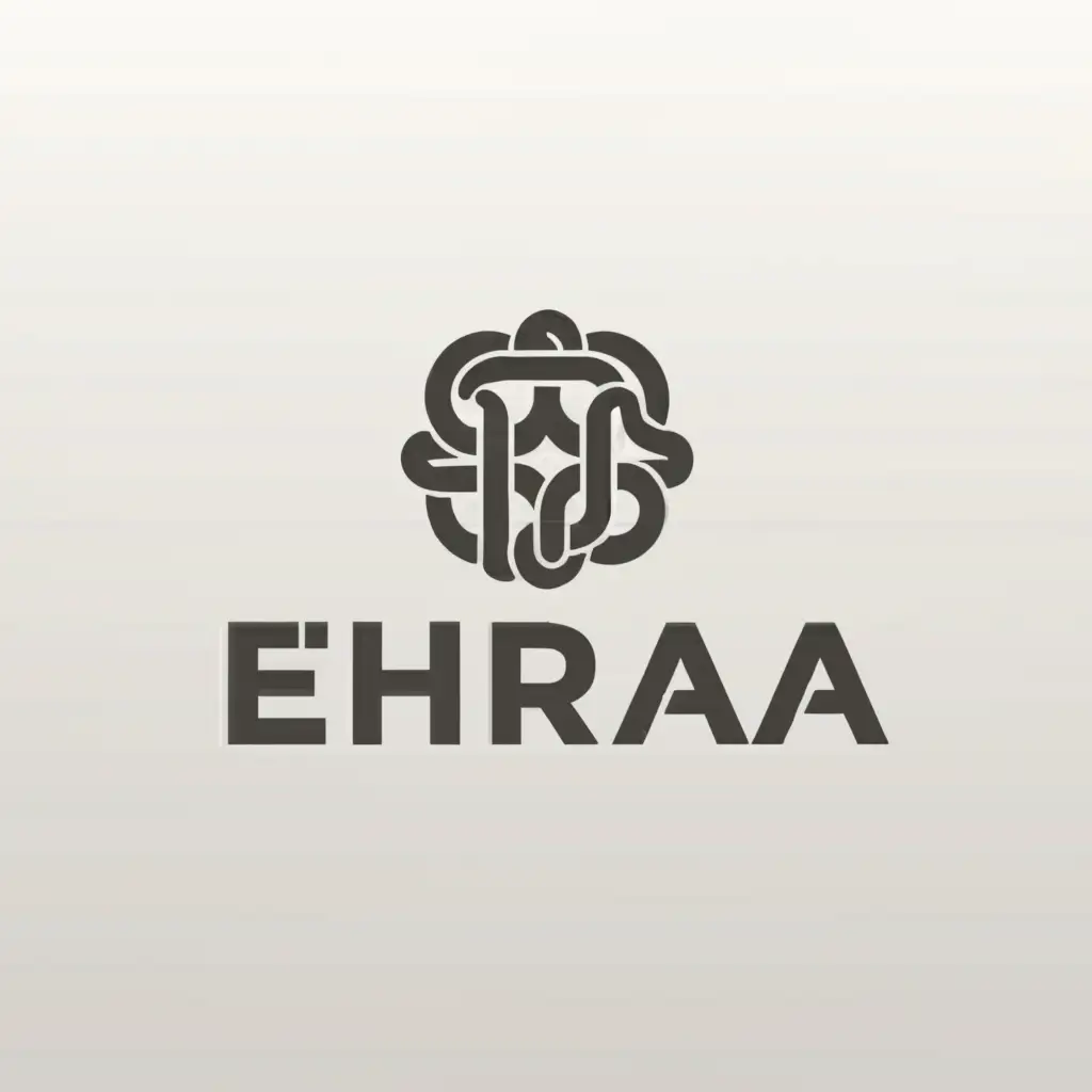 LOGO-Design-For-Ehraa-Bold-A-Symbol-on-Clean-Background