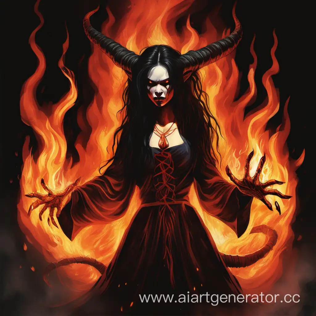 Sinister-SheDemon-Extending-Fiery-Hand