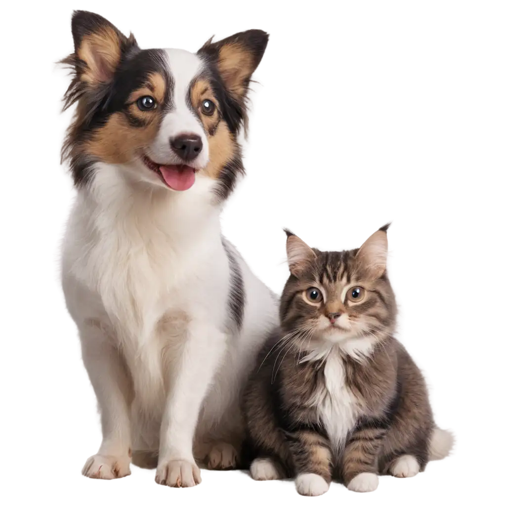 Stunning-Dog-and-Cat-PNG-Image-Capturing-the-Essence-of-Friendship-and-Companionship