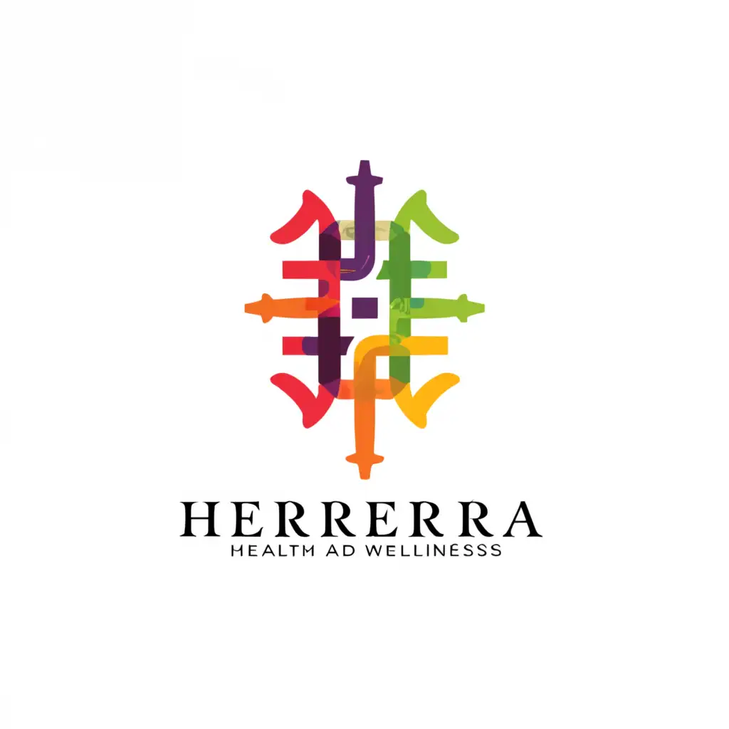 a logo design,with the text "health and wellness herrera the best option", main symbol:cross and Chinese letters,complex,be used in Home Family industry,clear background