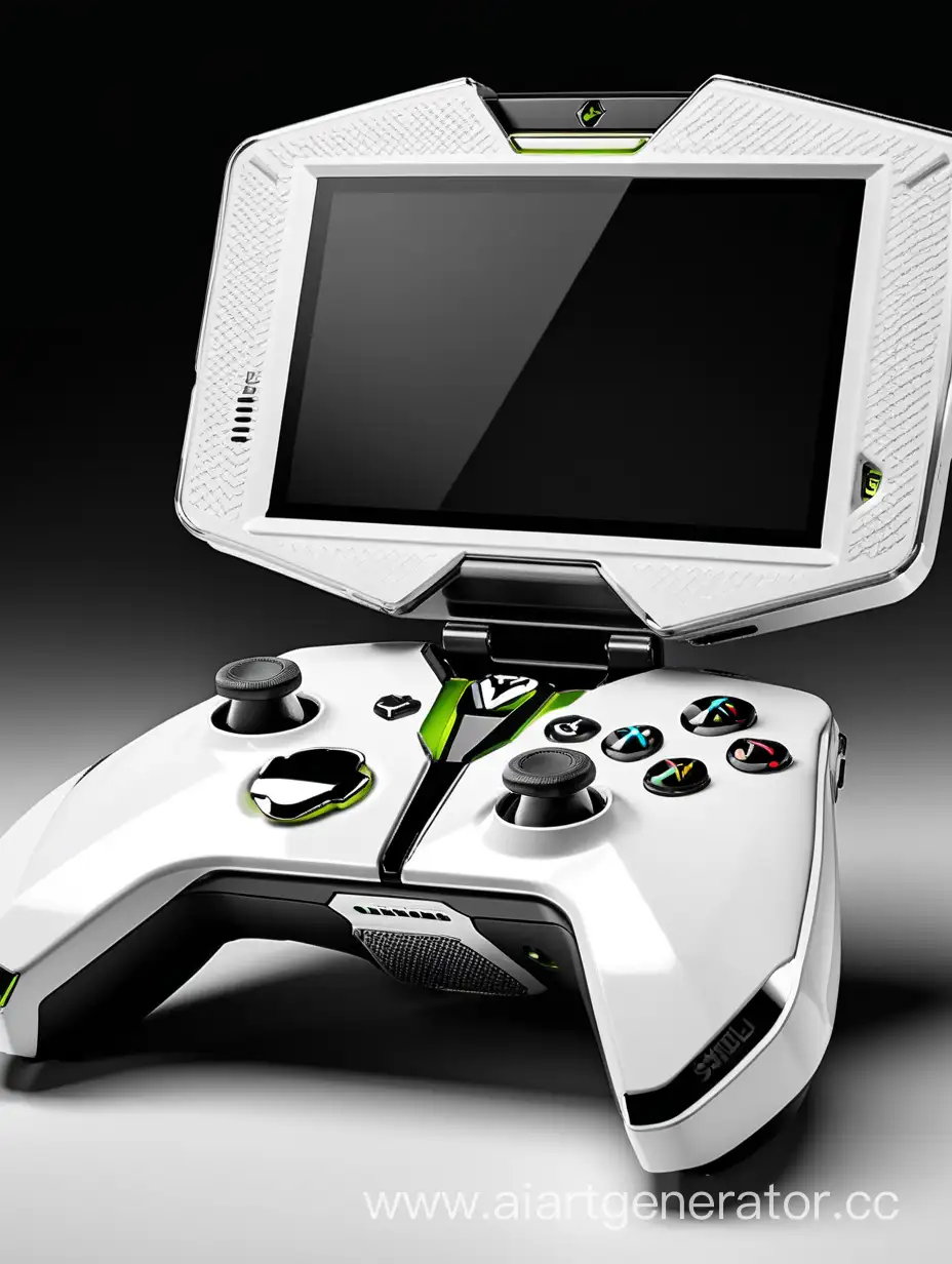 nVidia Shield Portable 2 in white color, Xbox Shield Portable