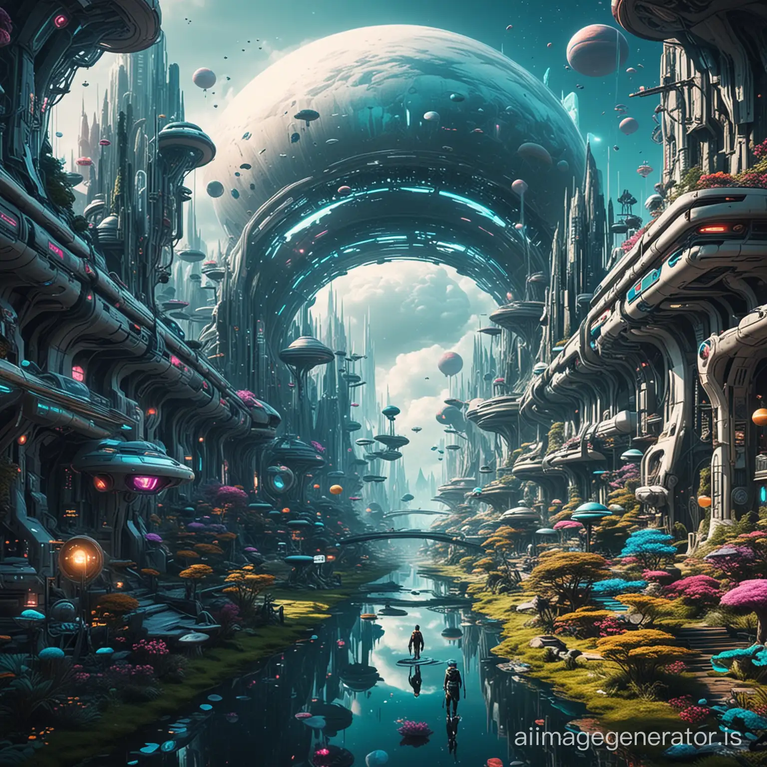 futuristic wonderland