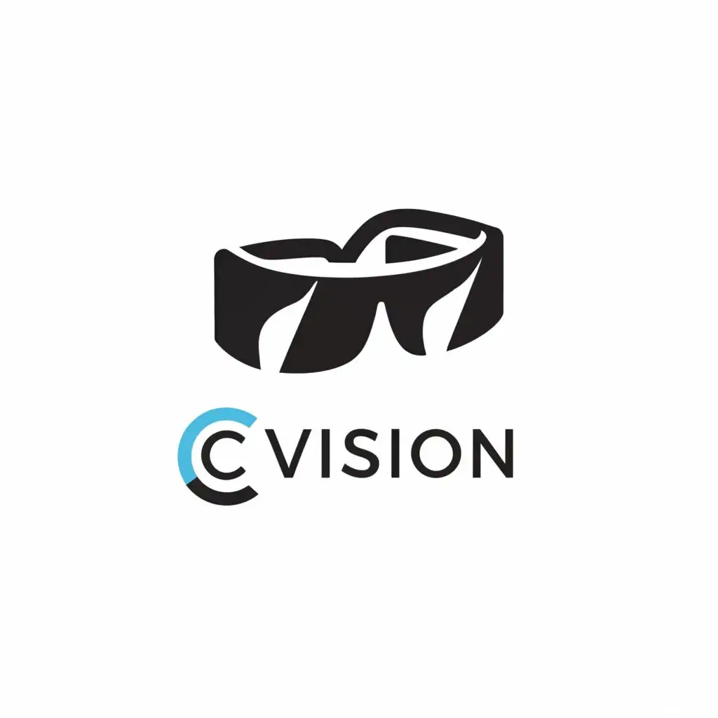 a logo design,with the text "C.VISION", main symbol:glasses,Moderate,clear background