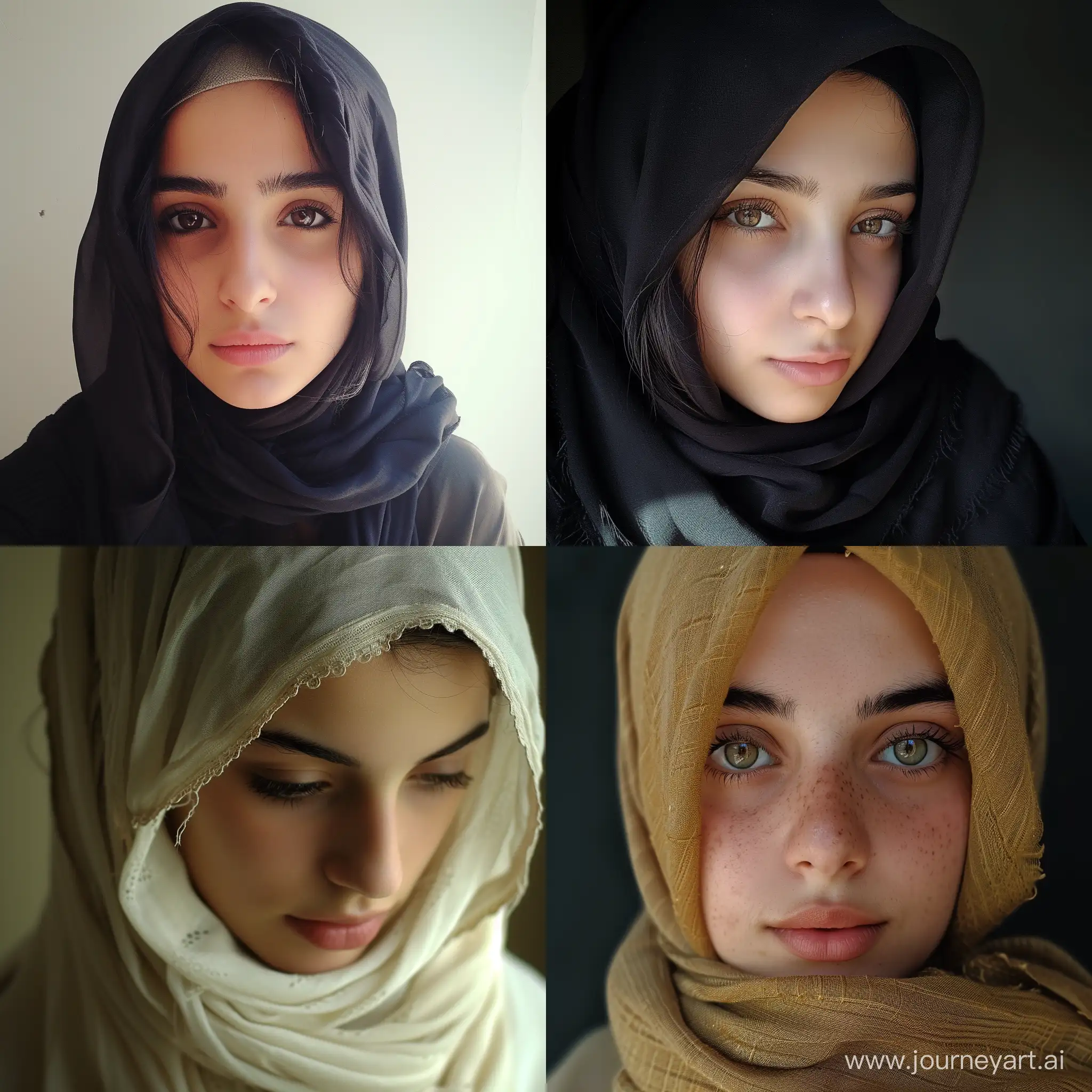 Shy-Arab-Girl-in-Traditional-Attire